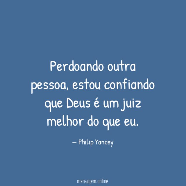 Perdoando outra pessoa