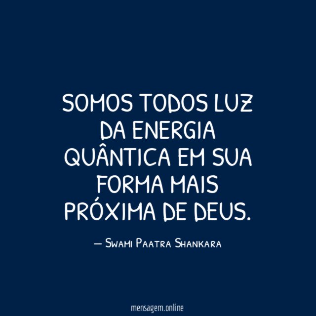 Somos todos luz da energia quântica em sua