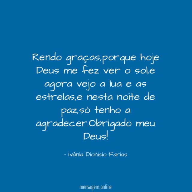 Rendo graças