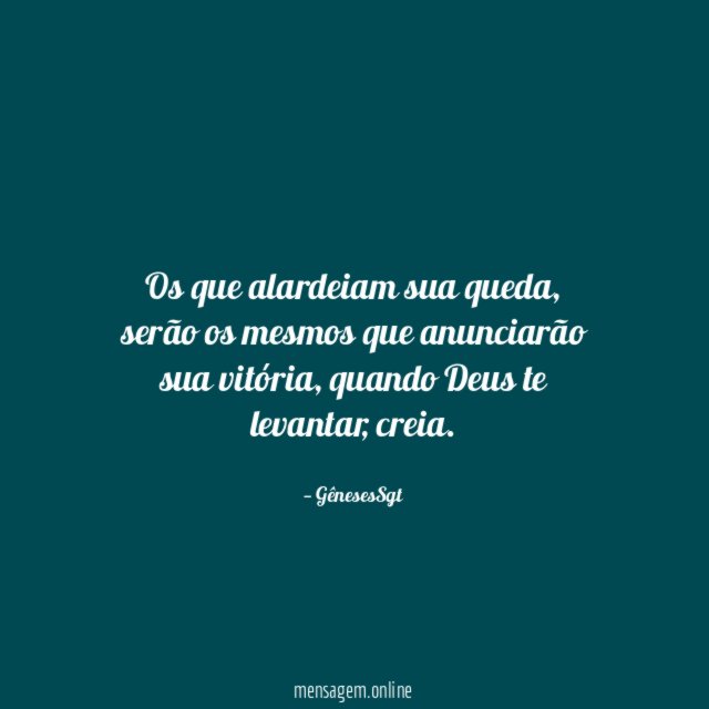 Os que alardeiam sua queda