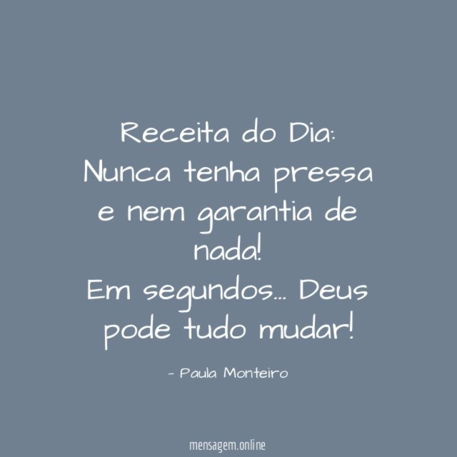 Receita do Dia