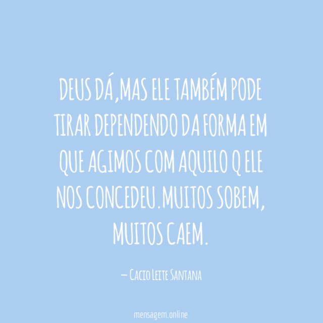 Deus dá