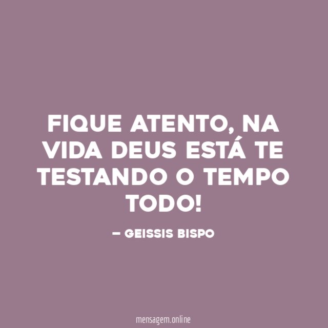 FIQUE ATENTO