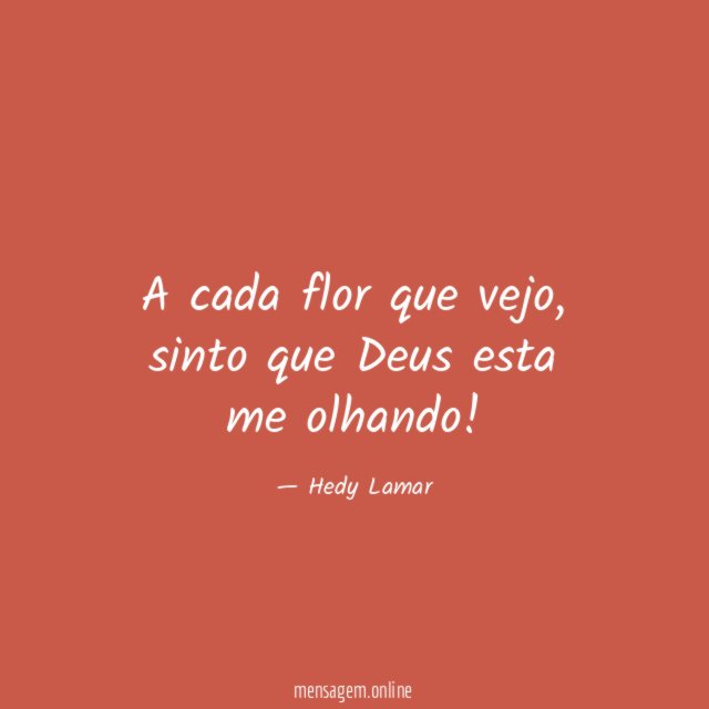 A cada flor que vejo
