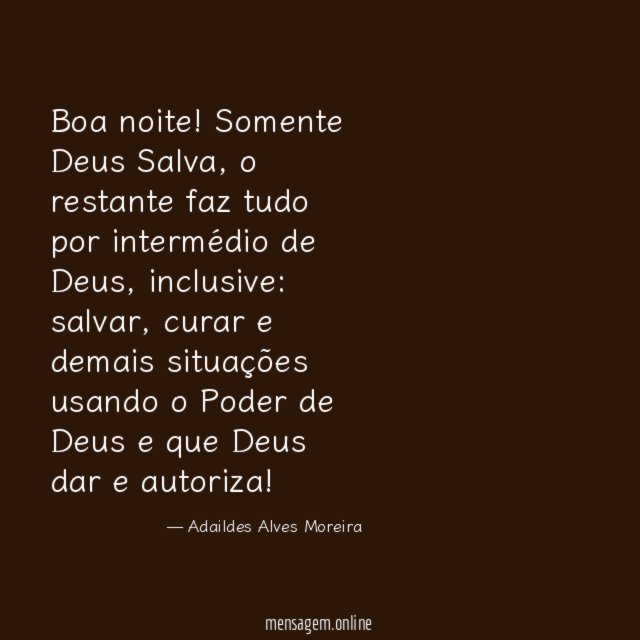 Boa noite