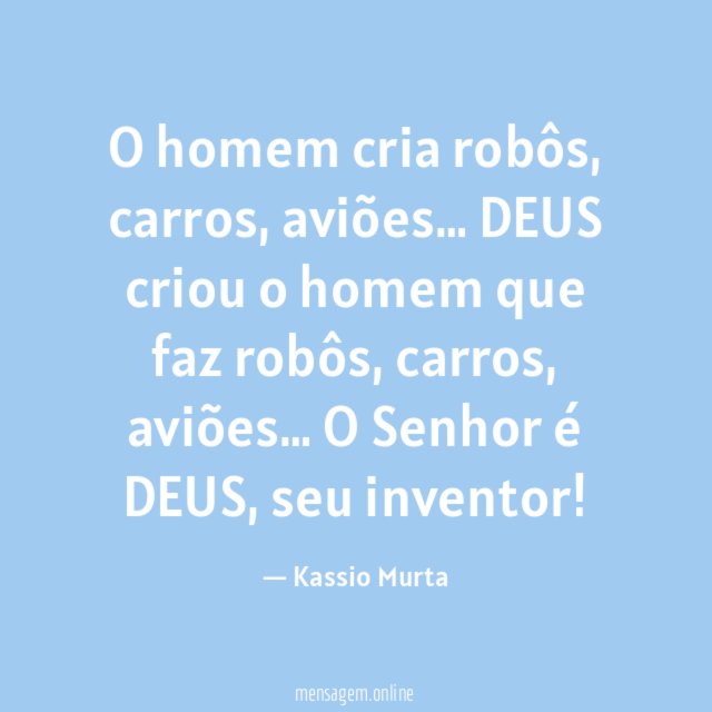 O homem cria robôs