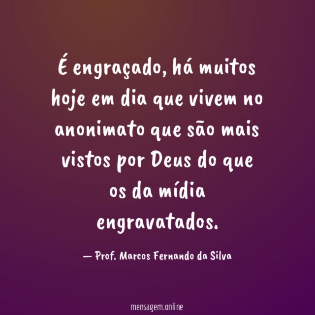 É engraçado