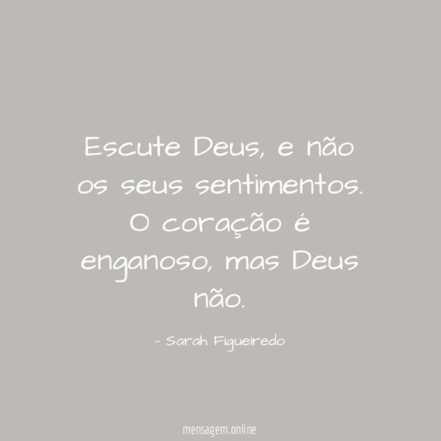 Escute Deus