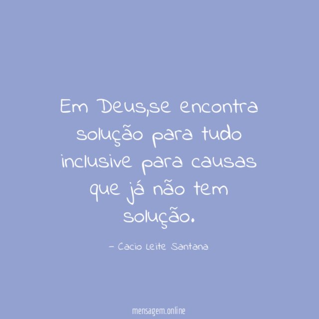 Em Deus