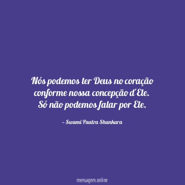 Nós podemos ter Deus no coração conforme nossa