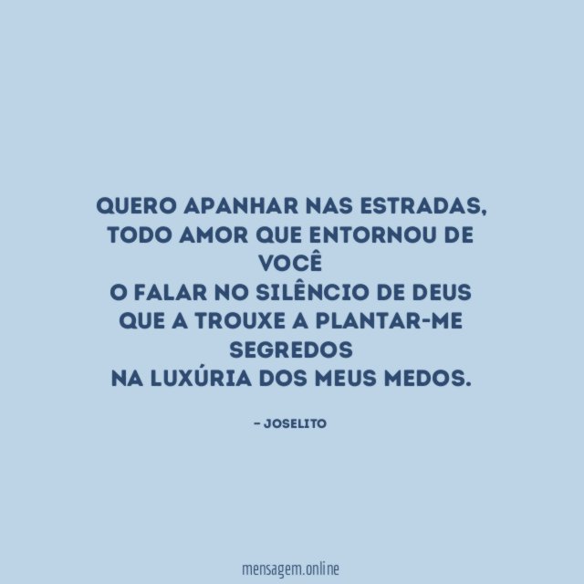 Quero apanhar nas estradas