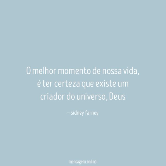 O melhor momento de nossa vida