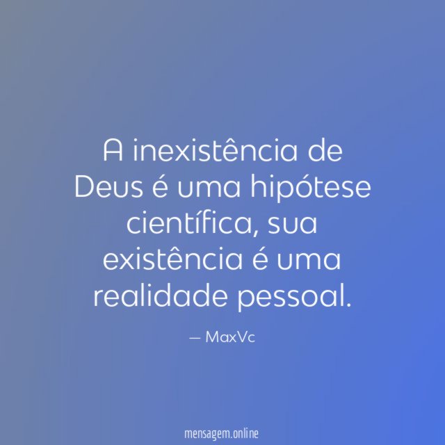 A inexistência de Deus é uma hipótese científica