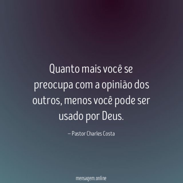 Quanto mais você se preocupa com a opinião dos outros