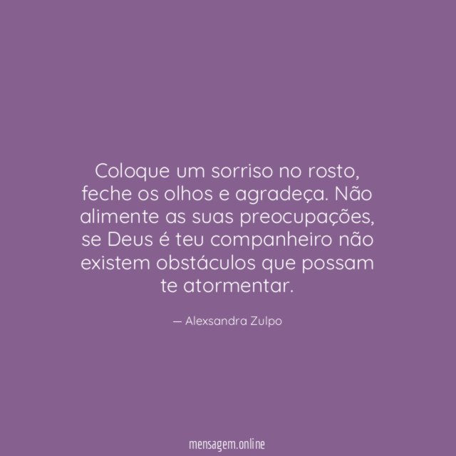 Coloque um sorriso no rosto