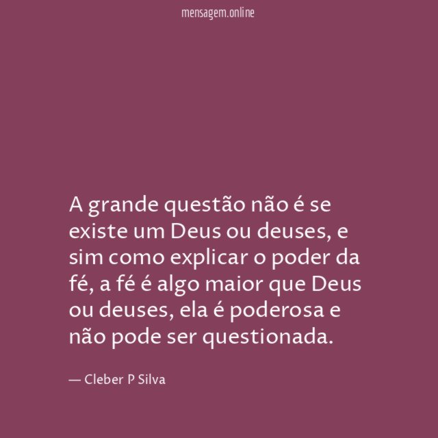 A grande questão não é se existe um Deus ou deuses