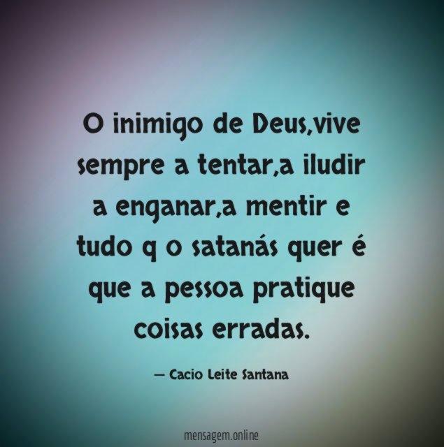 O inimigo de Deus