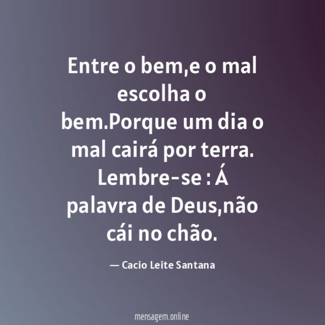 Entre o bem