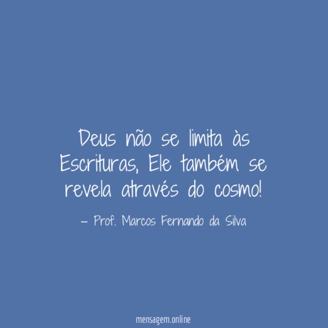 Deus não se limita às Escrituras
