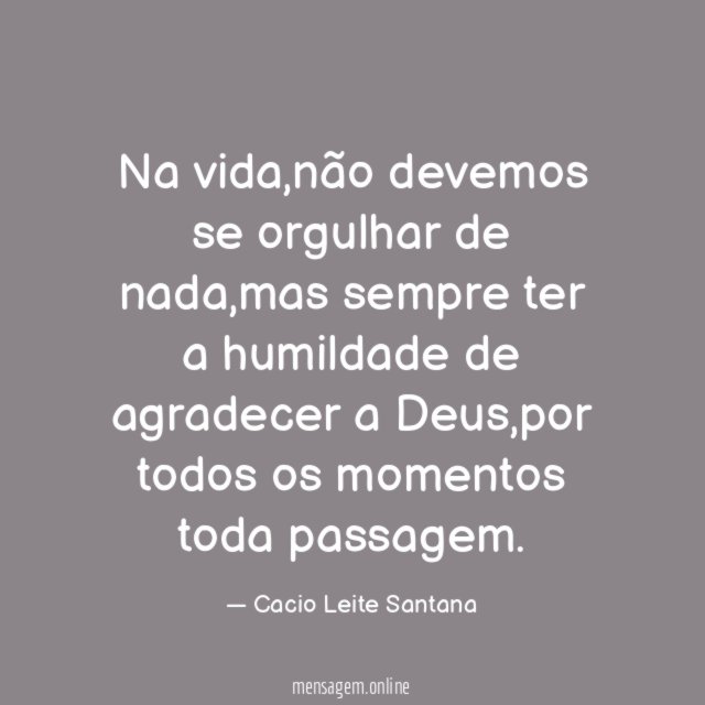 Na vida