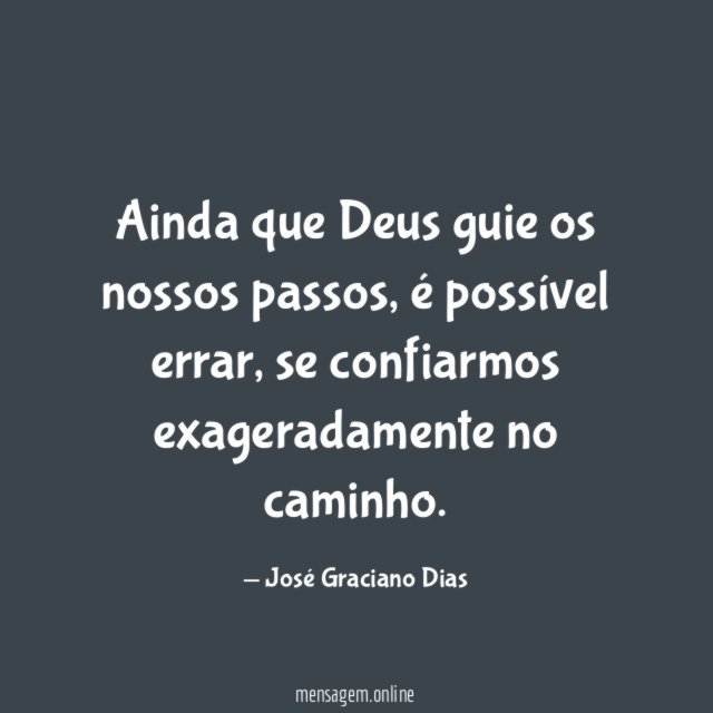 Ainda que Deus guie os nossos passos