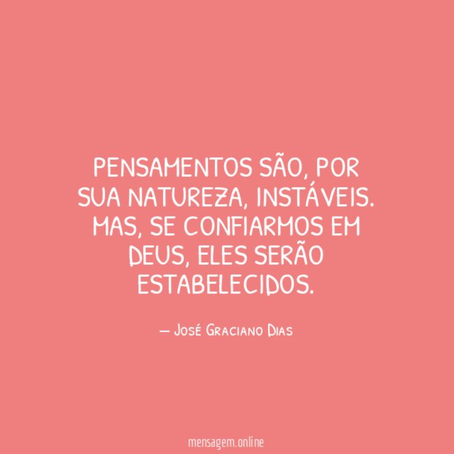 Pensamentos são