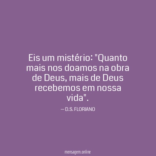 Eis um mistério