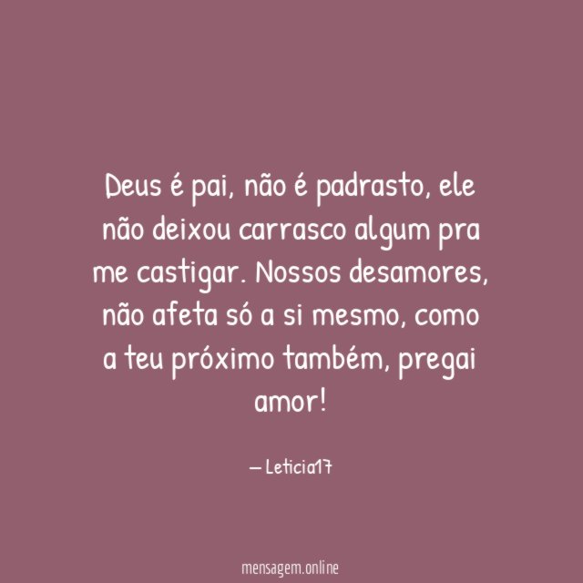 Deus é pai