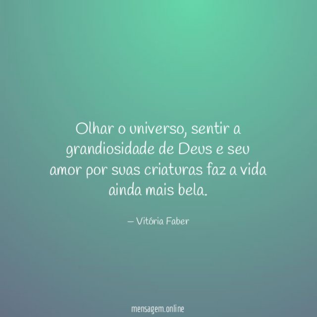 Olhar o universo