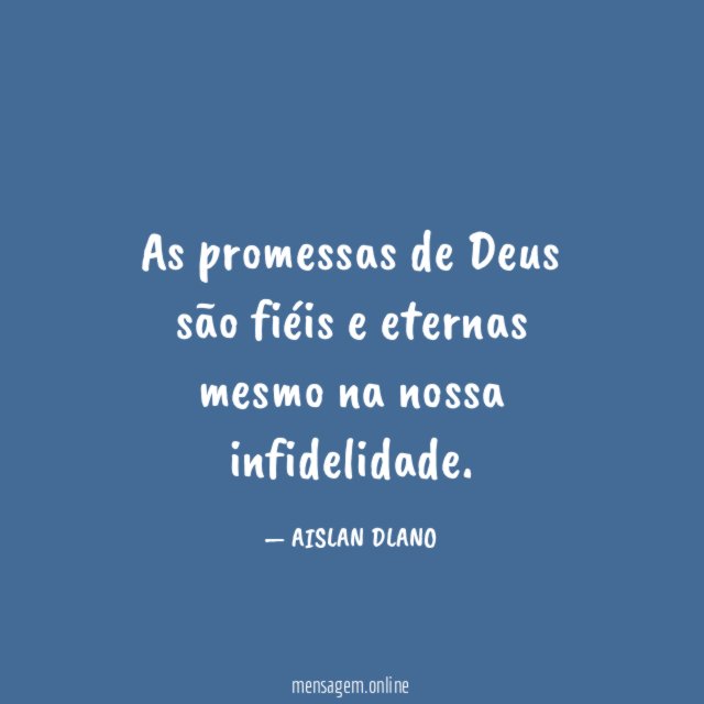 As promessas de Deus são fiéis e eternas
