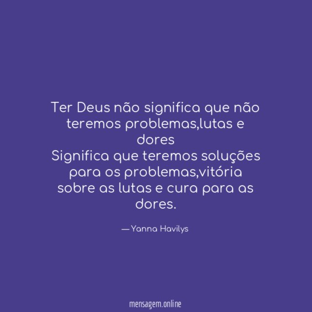 Ter Deus não significa que não teremos problemas