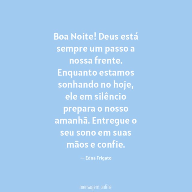 Boa Noite!