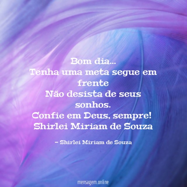 Bom dia