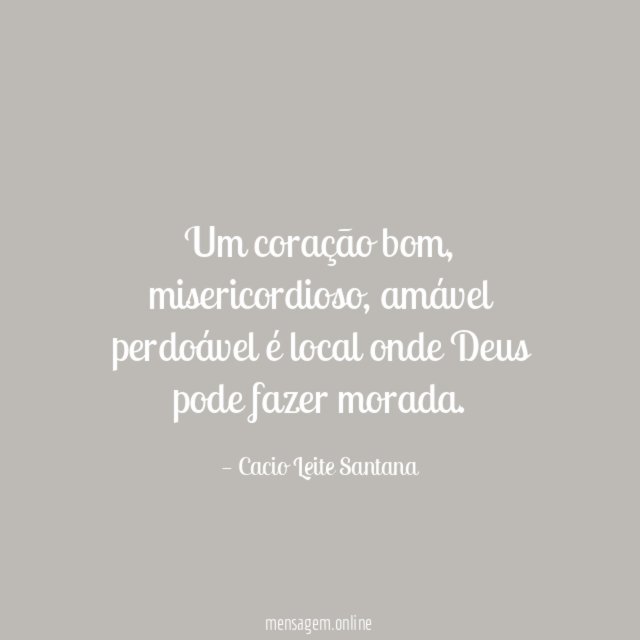 Um coração bom