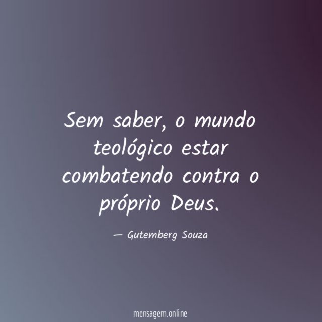 Sem saber