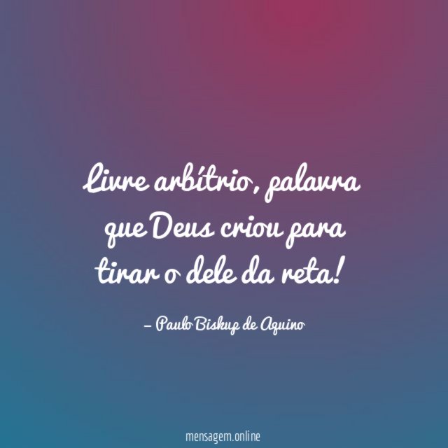 Livre arbítrio