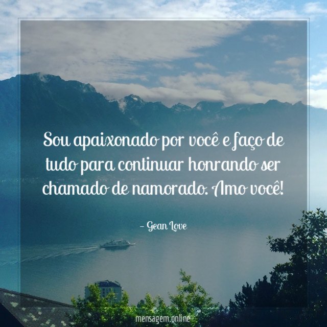 Sou apaixonado por voc e fa o de