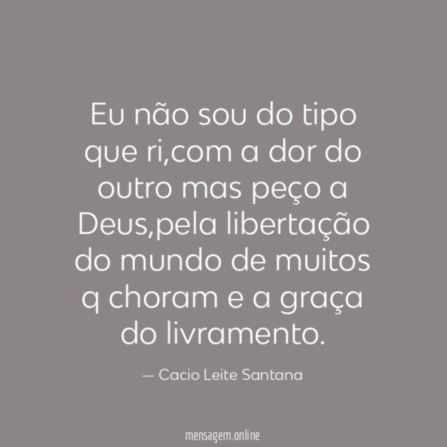 Eu não sou do tipo que ri