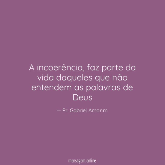 A incoerência