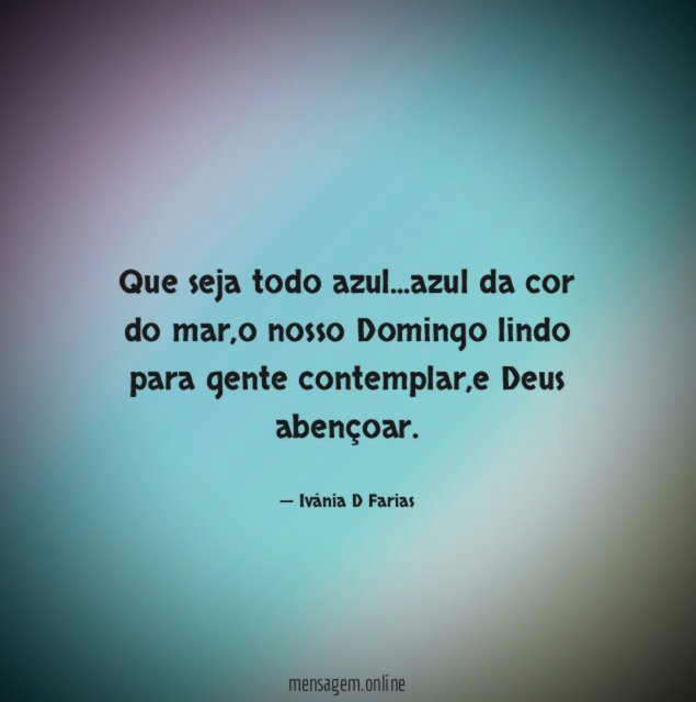 Que seja todo azul