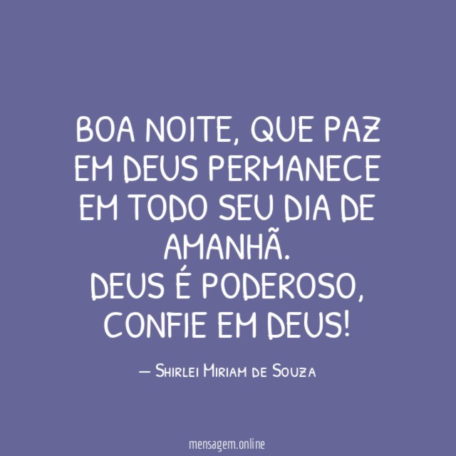 Boa noite