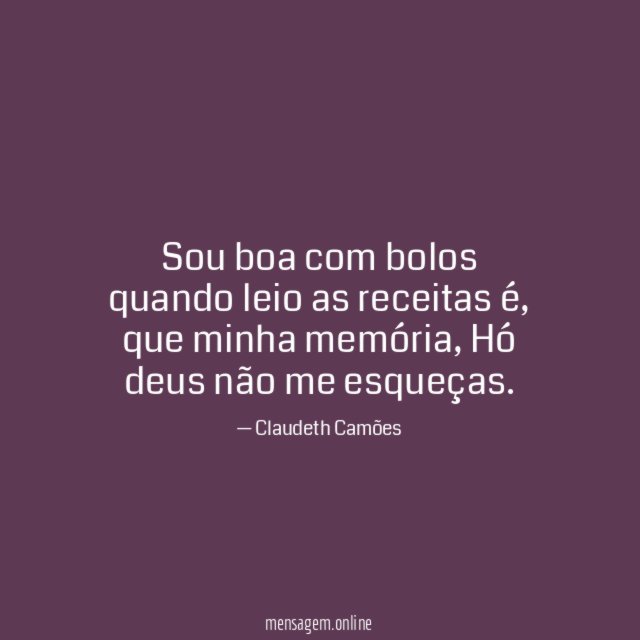 Sou boa com bolos quando leio as receitas é
