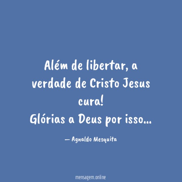Além de libertar