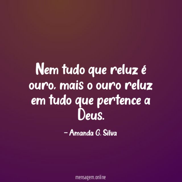 Nem tudo que reluz é ouro