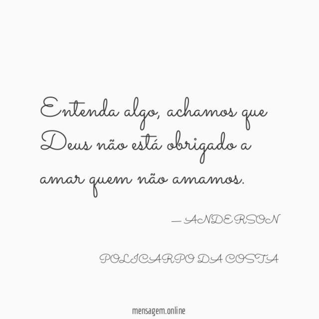 Entenda algo