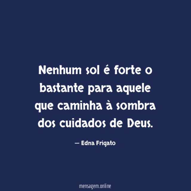 Nenhum sol é forte o bastante para aquele