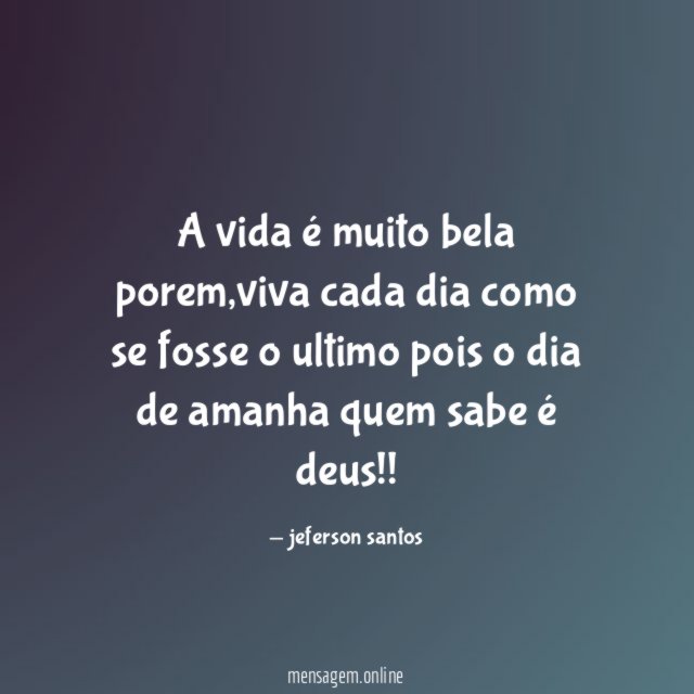 A vida é muito bela porem