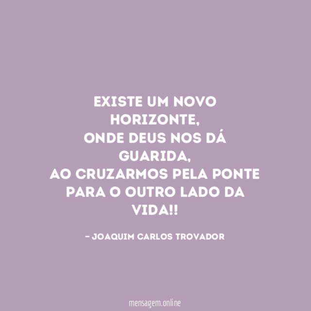 Existe um novo horizonte