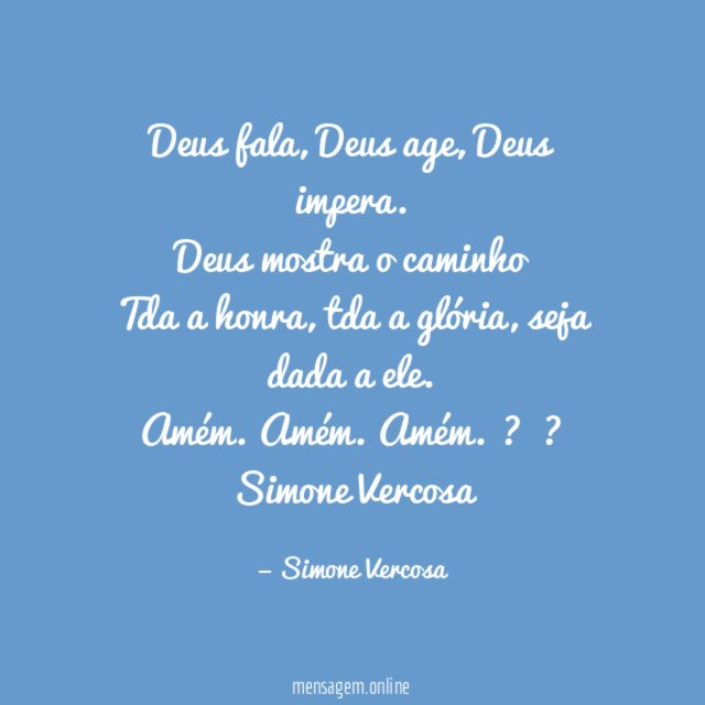 Deus fala