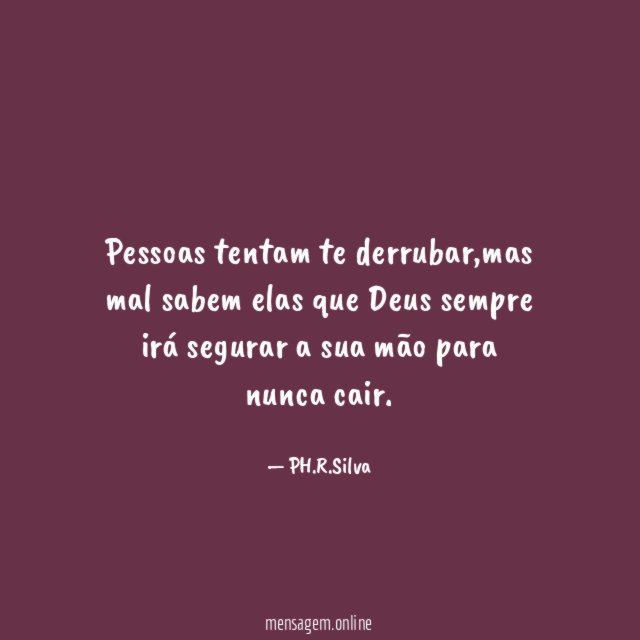 Pessoas tentam te derrubar